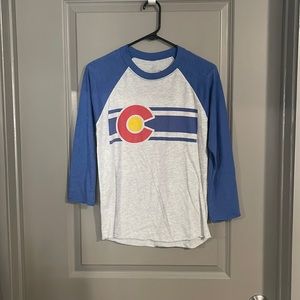 Colorado baseball tee extra small
